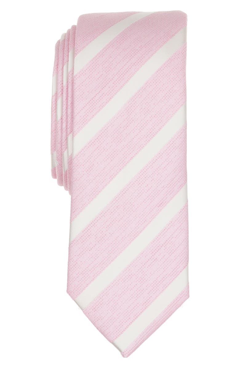 Original Penguin Murphy Stripe Tie, Main, color, Pink