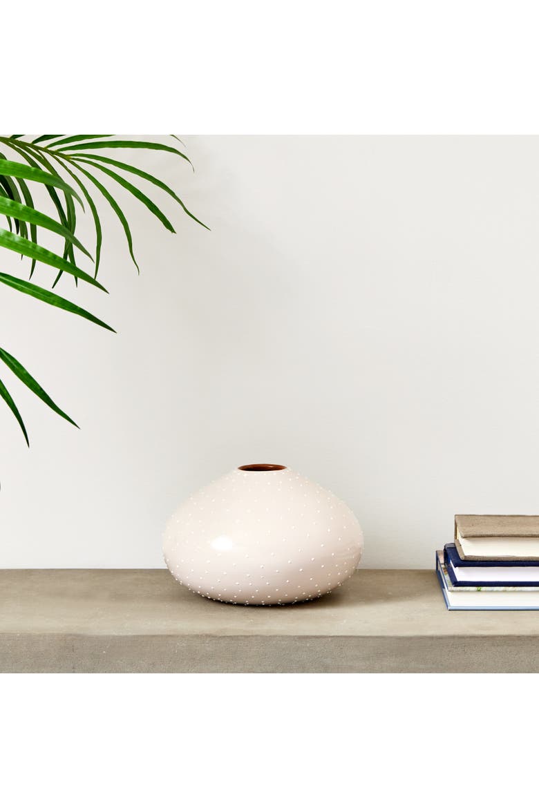 Keyla Vase, Alternate, color, White