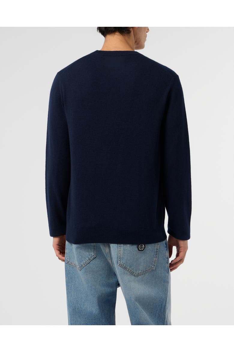 Round Neck Pullover Greatness Men, Alternate, color, navy