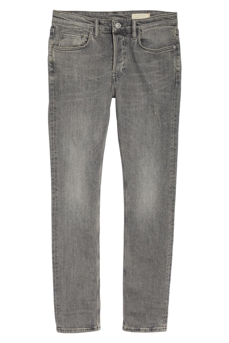 Cigarette Skinny Fit Jeans, Alternate, color, GREY