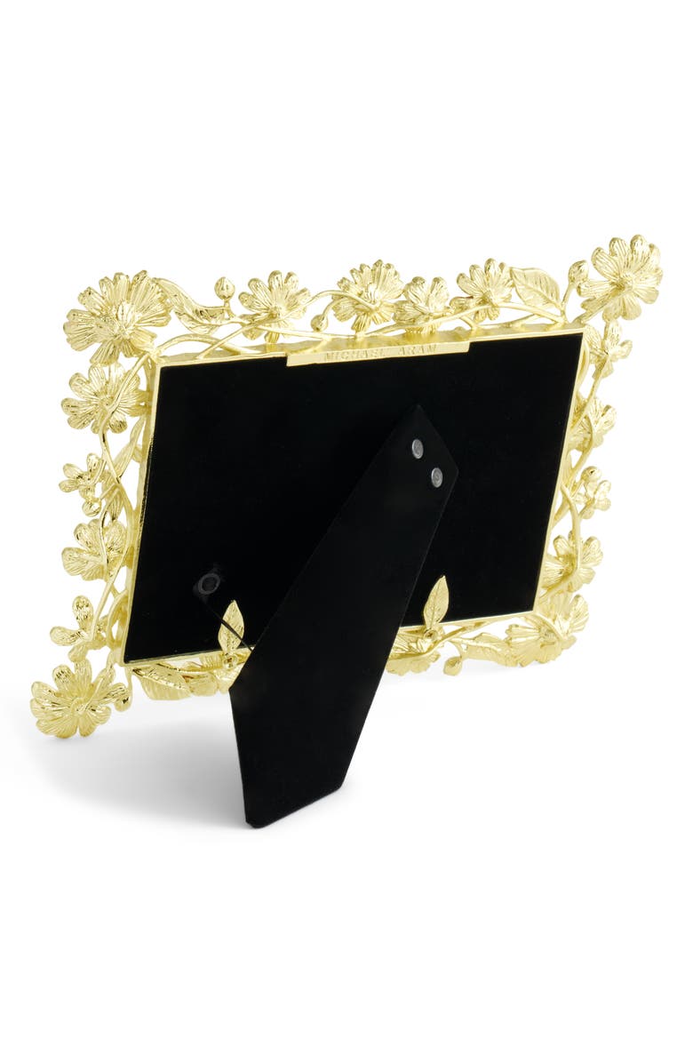 Michael Aram Wildflowers 5 x 7-Inch Picture Frame, Alternate, color, Gold Multi