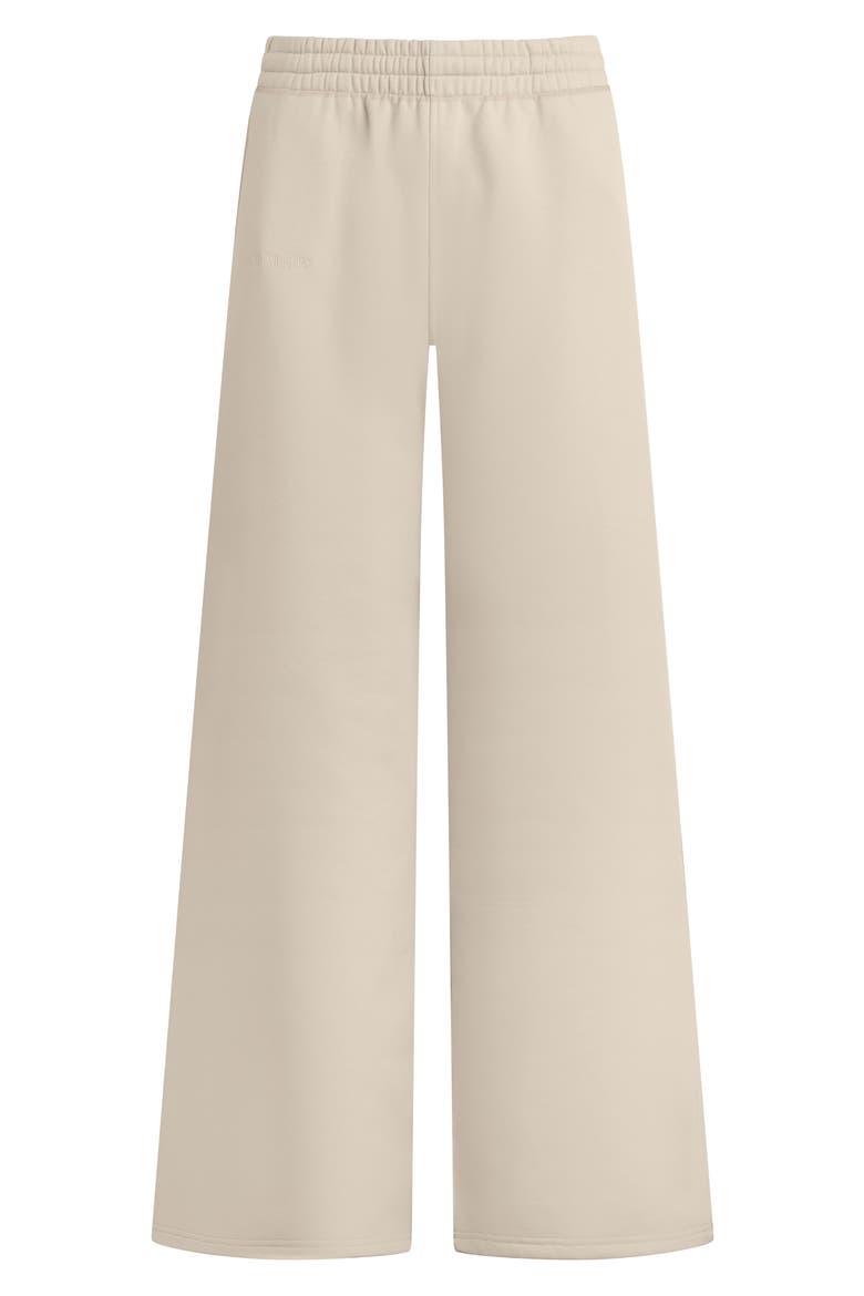 The Collegiate Flare Sweatpants, Alternate, color, STONE