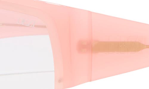 Dezi Thique 125mm Oversize Shield Sunglasses In Pink