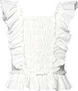 Sara Sara Kids' Ruffle Smocked Top