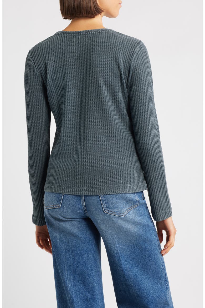 Thermal Knit Henley, Alternate, color, CHARCOAL