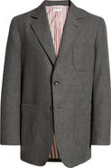 Thom Browne Unstructured Virgin Wool Hopsack Sport Coat