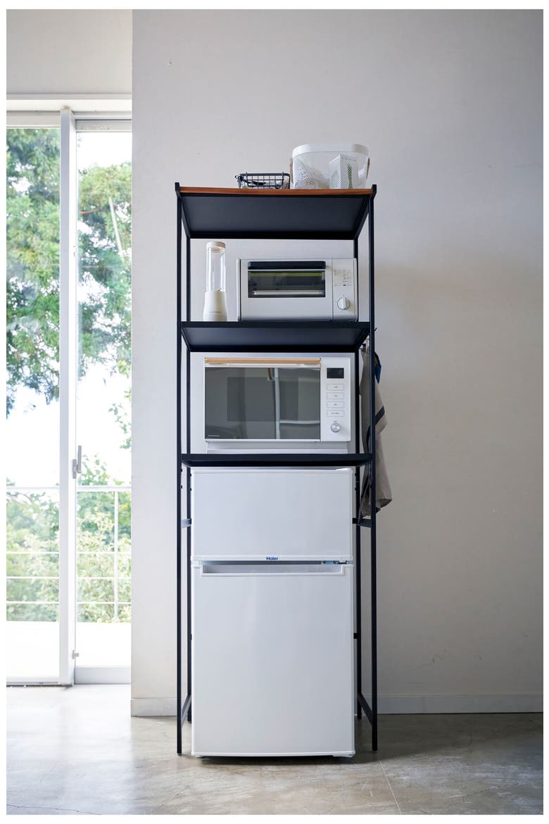 Storage Rack, Alternate, color, BLACK