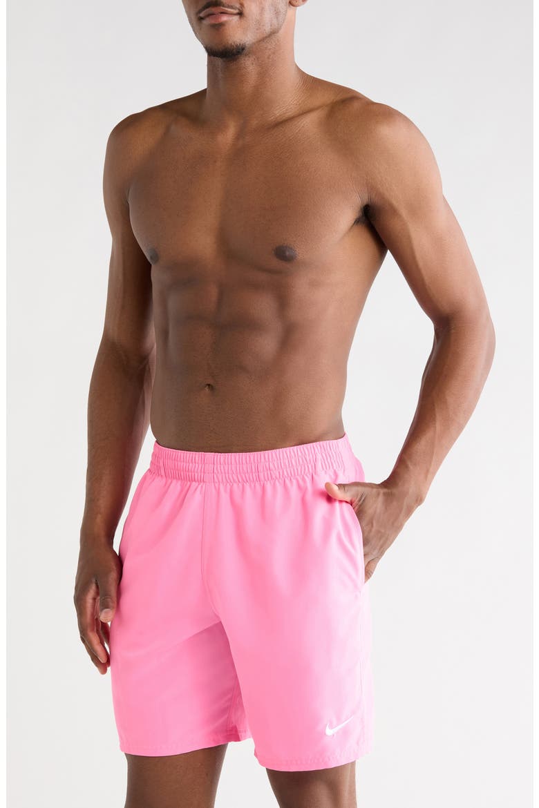 7-Inch Volley Swim Trunks, Main, color, PINK GLOW