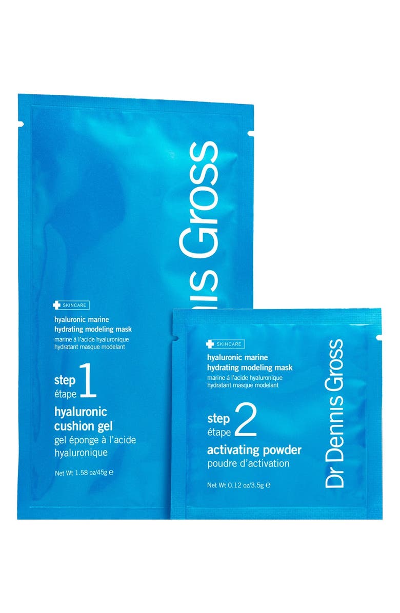 Dr. Dennis Gross Skincare Hyaluronic Marine Hydrating Modeling Mask System, Main, color,
