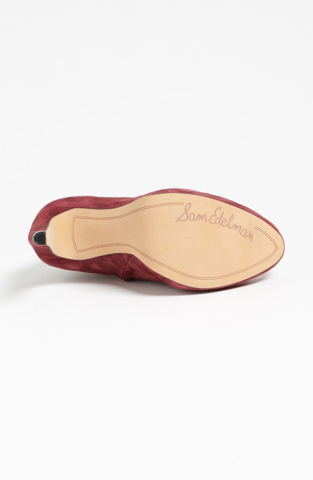 'Kit' Boot, Alternate, color, BRITISH BURGUNDY SUEDE