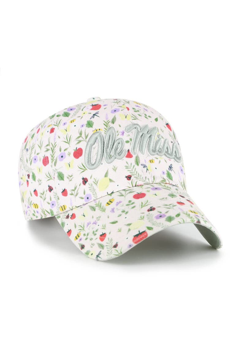 Women's '47  Natural Ole Miss Rebels Posey Clean Up Adjustable Hat, Alternate, color, Natural