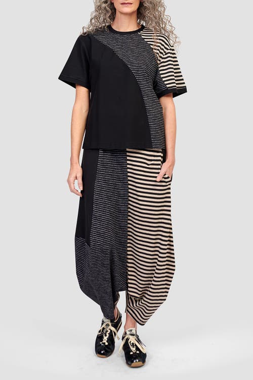 ALEMBIKA ALEMBIKA PATCHWORK HAREM- STYLE OVAL SILHOUETTE PANTS