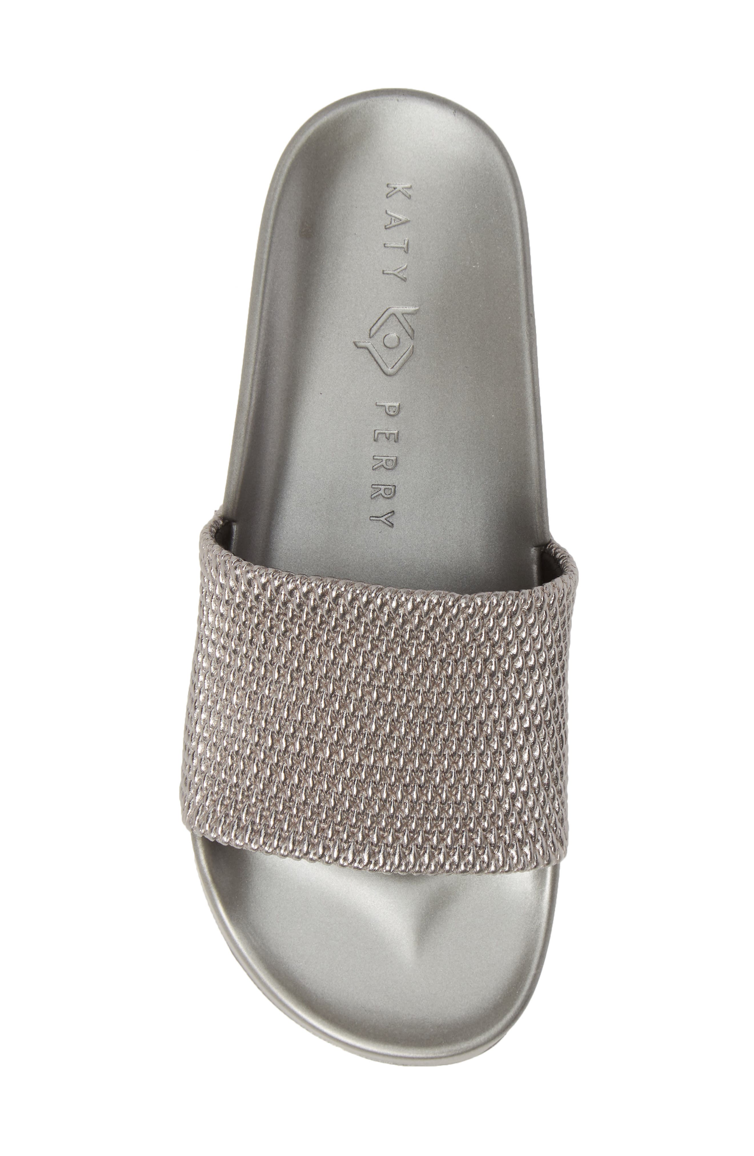 The Jimmi Slide Sandal, Alternate, color, GUNMETAL