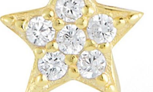 Glaze Jewelry Cz Dangle Huggie Hoop Earrings Set In Gold