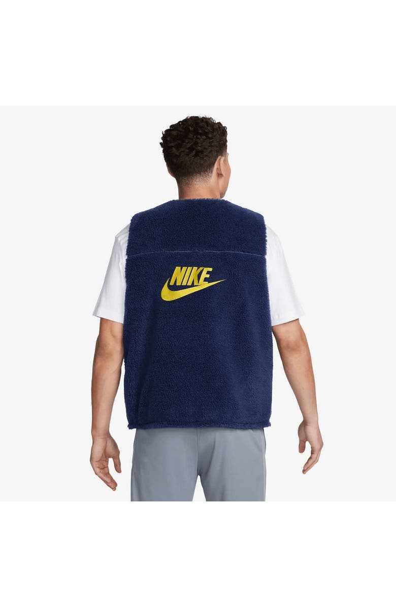 Nike Men's Nike Navy Paris Saint-Germain Club+ Winterized Reversible Full-Zip Vest, Alternate, color, Navy