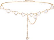 Ruby & Ry Kids' Heart Chain Adjustable Link Belt