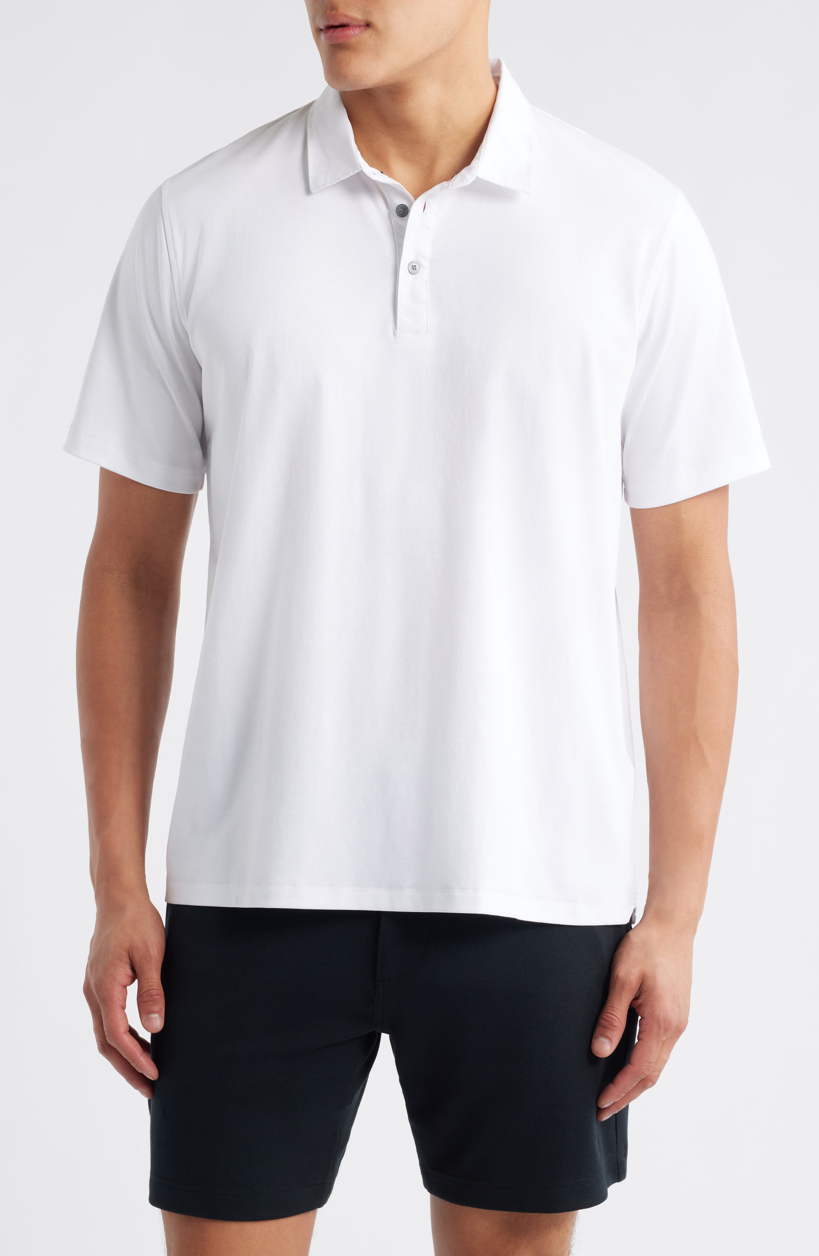 Solid Reworked Slim Fit Polo - image 3
