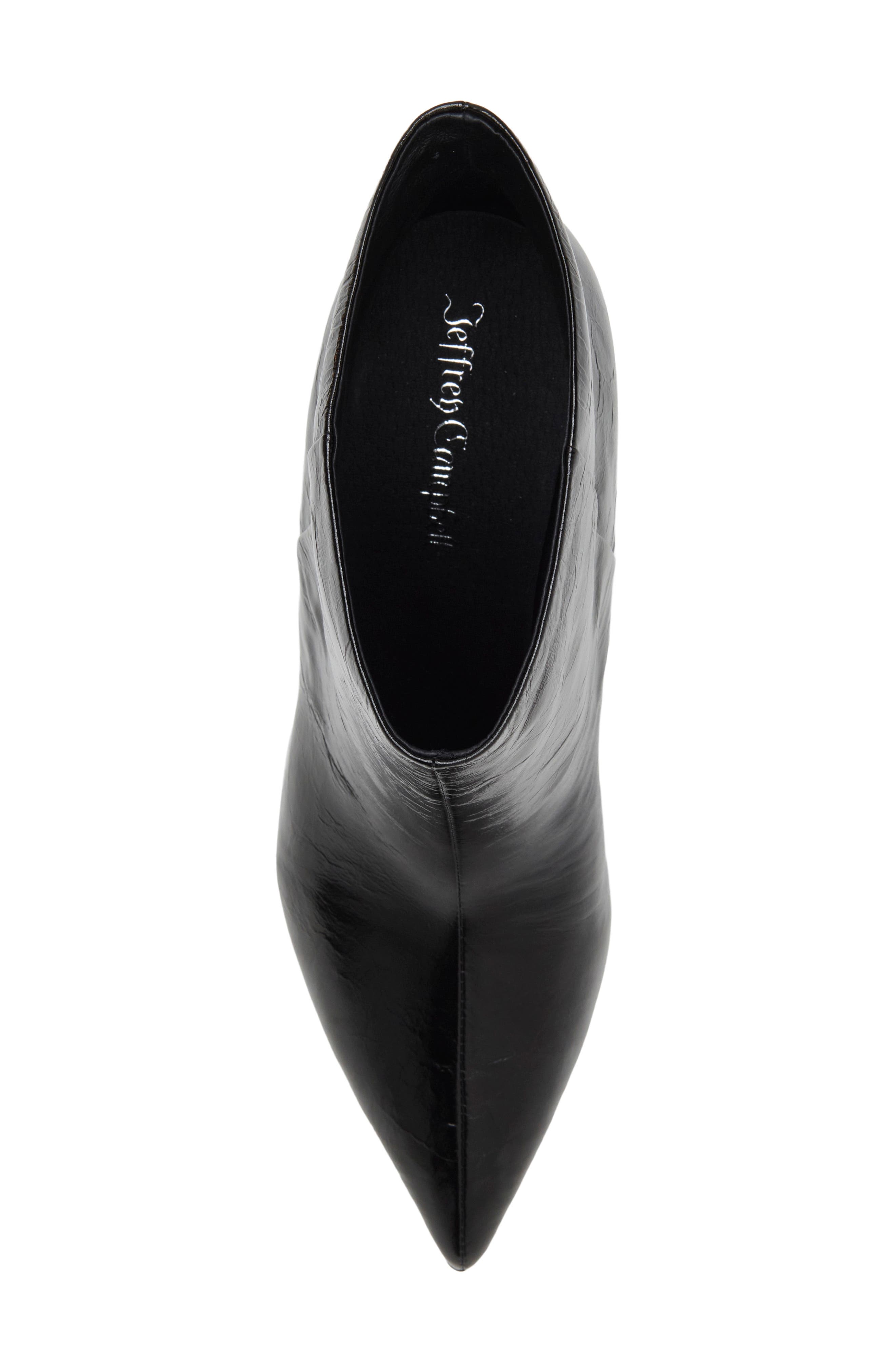 Wilda Leather Bootie, Alternate, color, BLACK CRINKLE