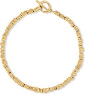 Bony Levy 14K Gold Flat Beaded Line Bracelet (Online Trunk Show)