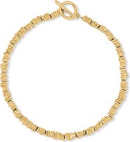 Bony Levy 14K Gold Flat Beaded Line Bracelet (Online Trunk Show)