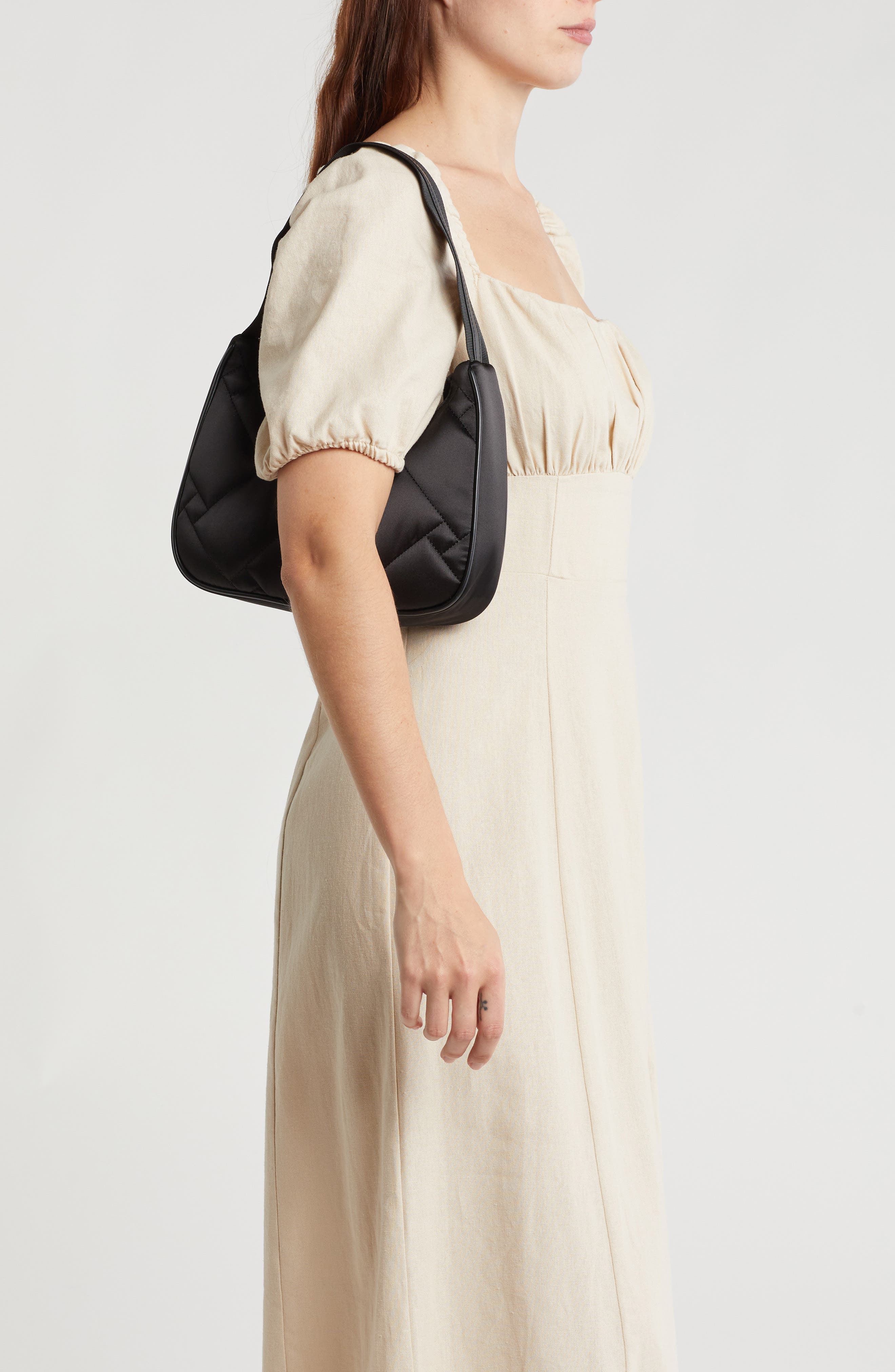 Kurt Geiger London Small Recycled Quilted Shoulder Bag, Alternate, color, 