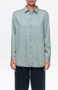 BIMBA Y LOLA Straight Fluid Denim Shirt