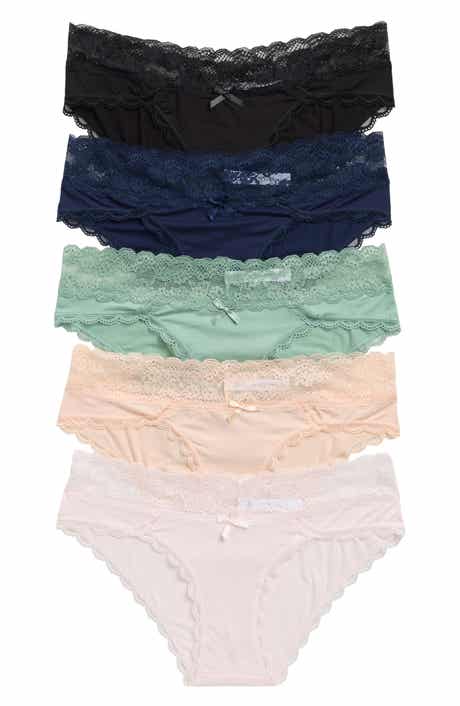 Ahna 5-Pack Lace Low Rise Hipster Panties