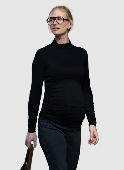 The Essentials Maternity Turtleneck Top
