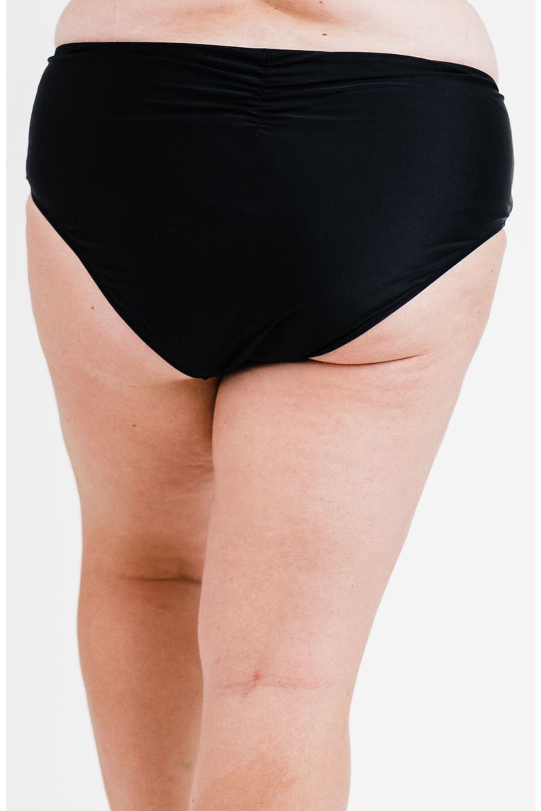 Full Coverage Bikini Bottom, Alternate, color, Black