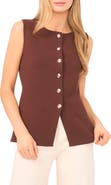 Ted Baker Sleeveless Button-Up Shirt