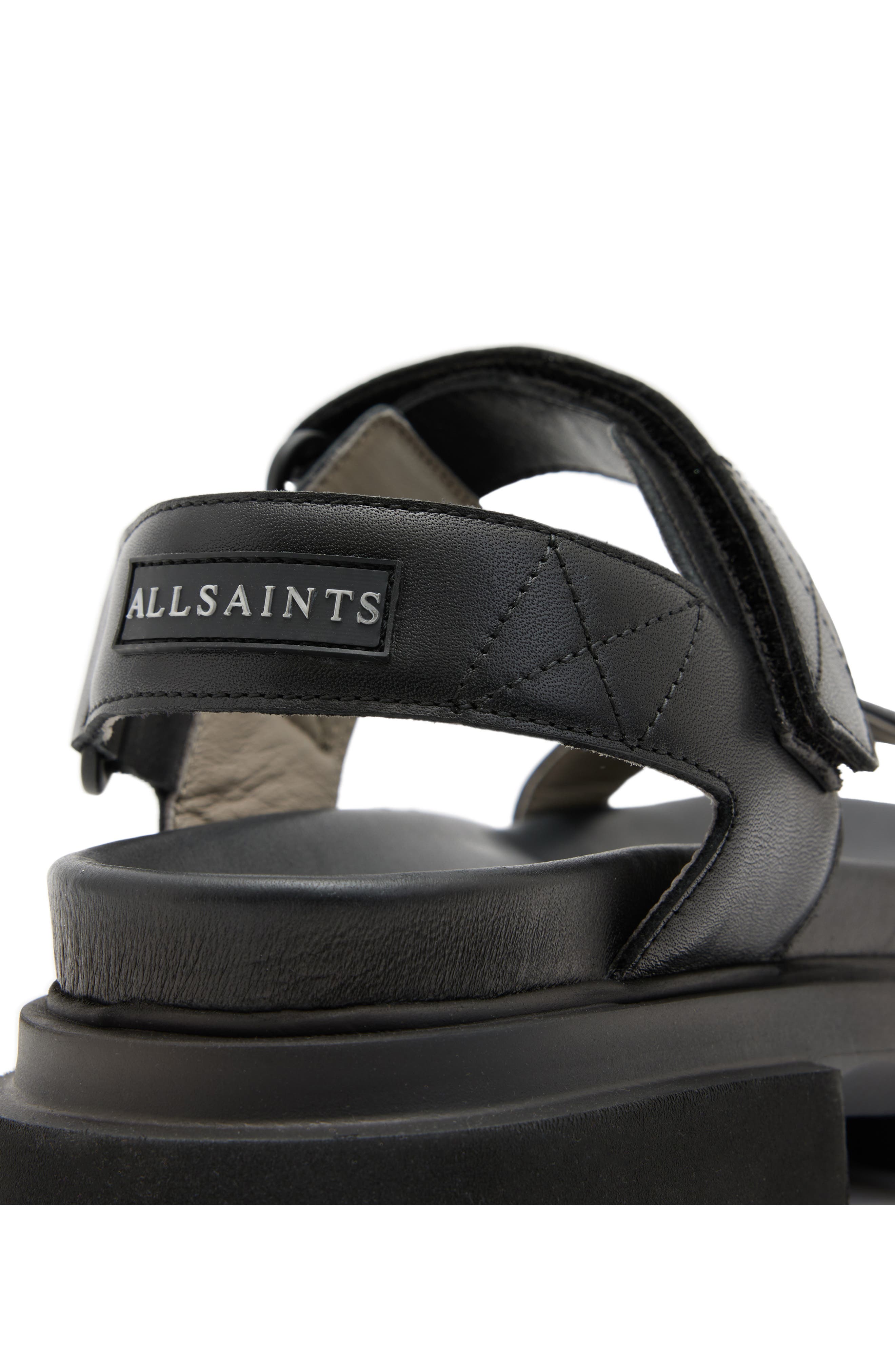 AllSaints Rory Ankle Strap Sandal, Alternate, color, 