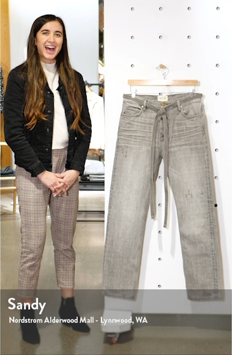 Tie Waist Relaxed Fit Jeans, sales video thumbnail