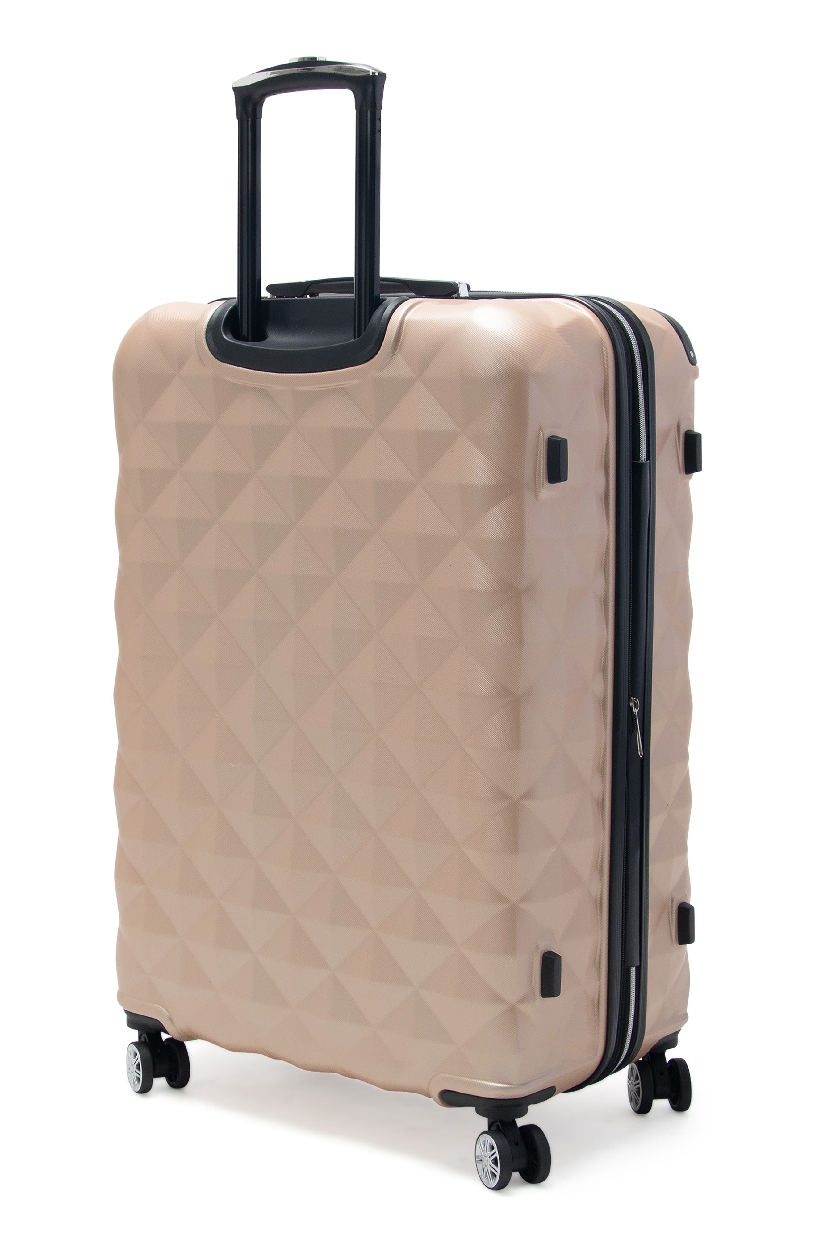 Kenneth Cole Reaction KENNETH COLE Diamond Tower 28" Hardside Spinner Luggage, Alternate, color, Rose Champagne