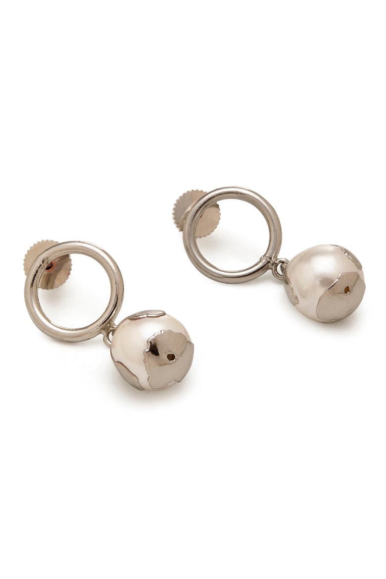LULUDROP EARRINGS, Alternate, color, White Rhodium Plated