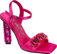 LADY COUTURE Rhinestone Ankle Strap Sandal