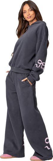 Bonney Bow Wide Leg Sweatpants
