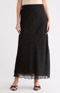 Parker Leopard Mesh Maxi Skirt