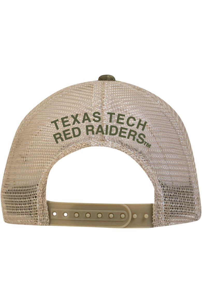 Men's Under Armour Camo Texas Tech Red Raiders Sideline Blitzing Trucker Performance Adjustable Hat, Alternate, color, Camo