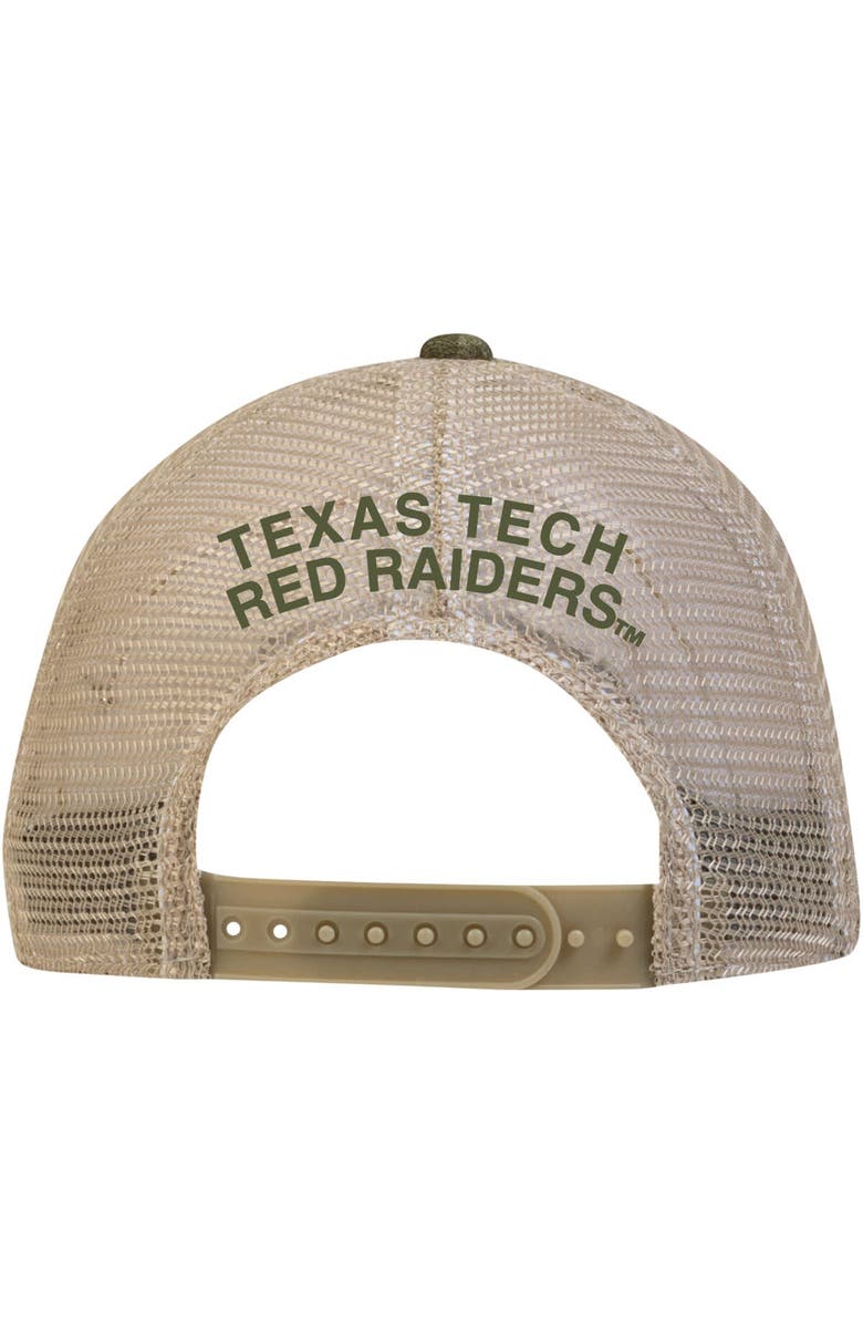 Under Armour Men's Under Armour Camo Texas Tech Red Raiders Sideline Blitzing Trucker Performance Adjustable Hat, Alternate, color,
