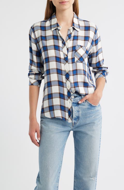 Hunter Plaid Button-Up Shirt