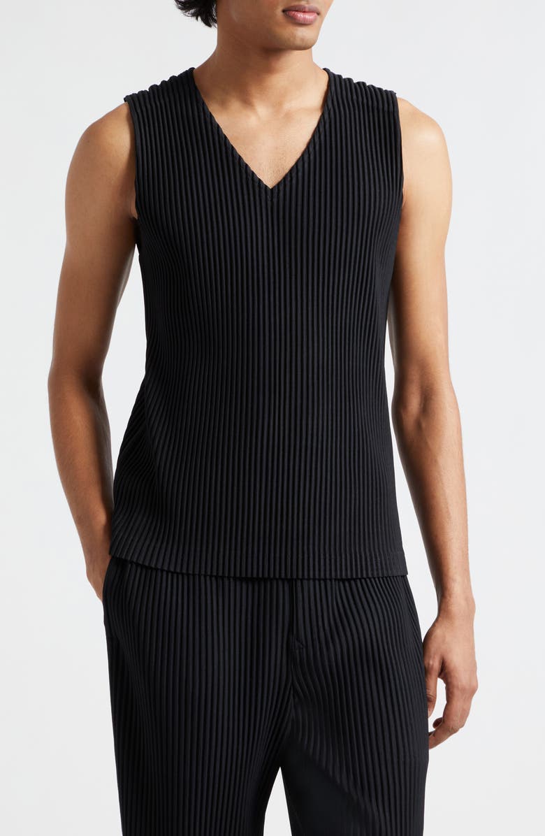 Homme Plissé Issey Miyake Basics Pleated Vest, Main, color, 