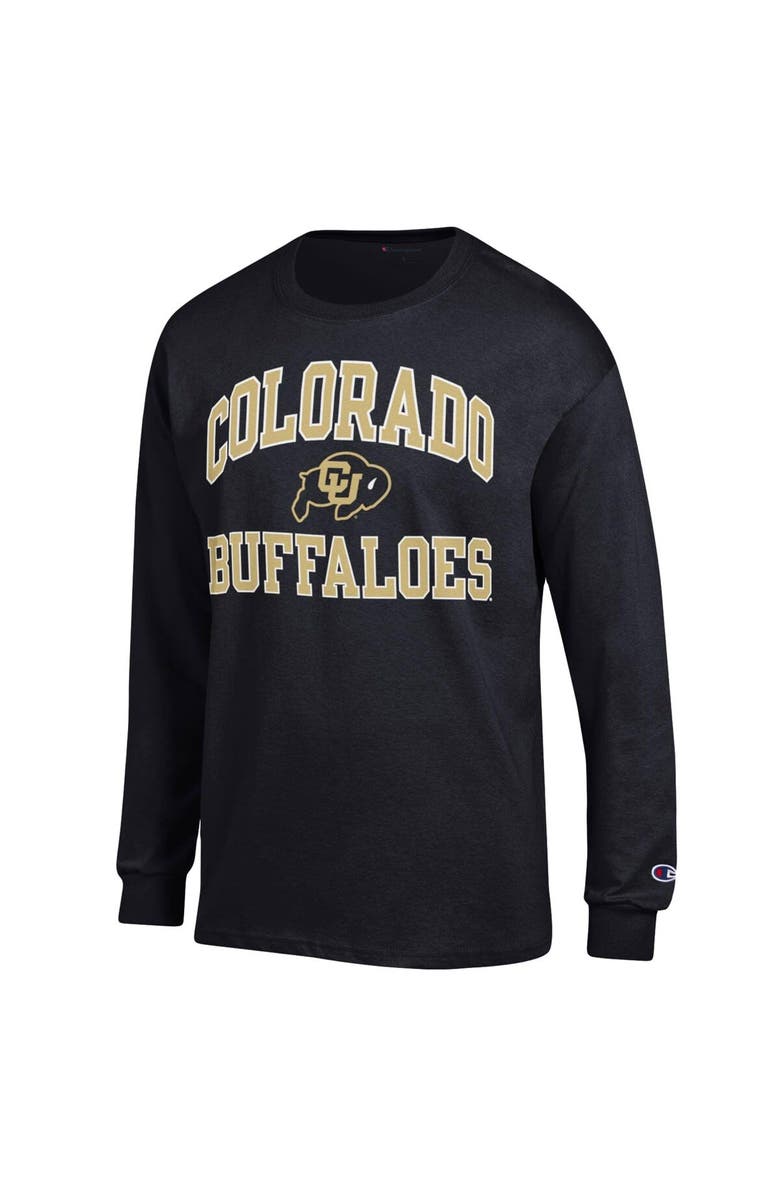 Champion Men's Champion Black Colorado Buffaloes High Motor Long Sleeve T-Shirt, Alternate, color, Black