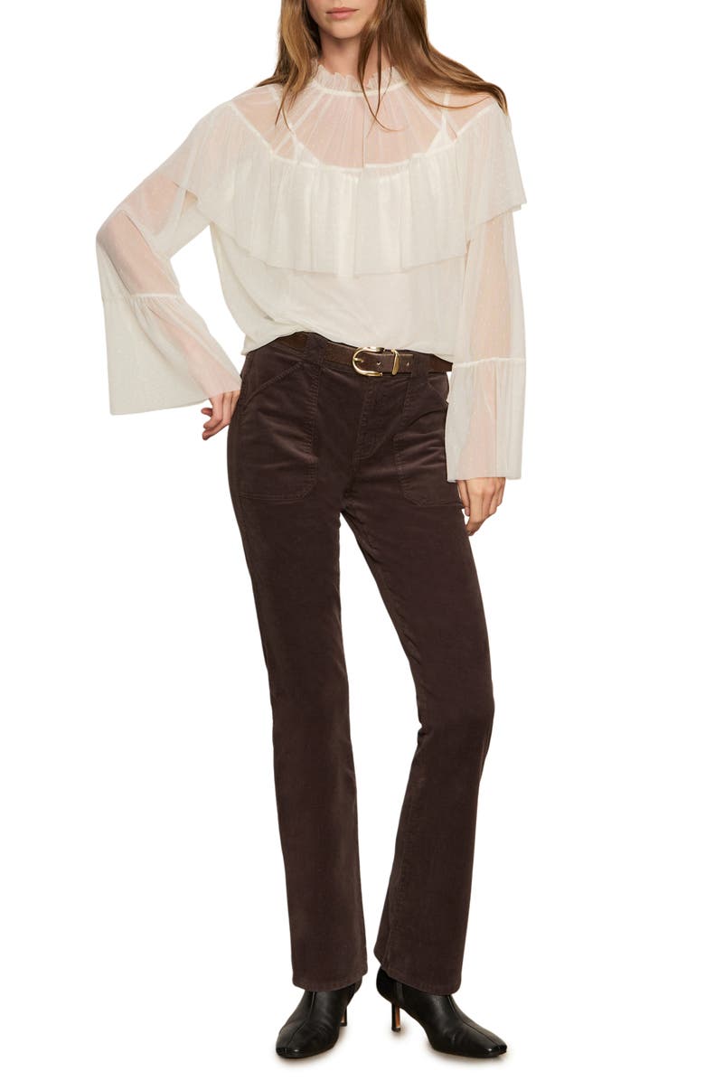 Sanctuary Hayden Bootcut Corduroy Pants, Alternate, color, Semi Sweet