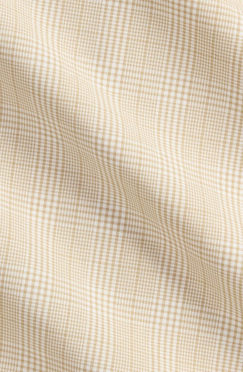 Polo Ralph Lauren Classic Fit Glen Check Cotton Poplin Button-Up Shirt, Alternate, color, Coastal Beige White