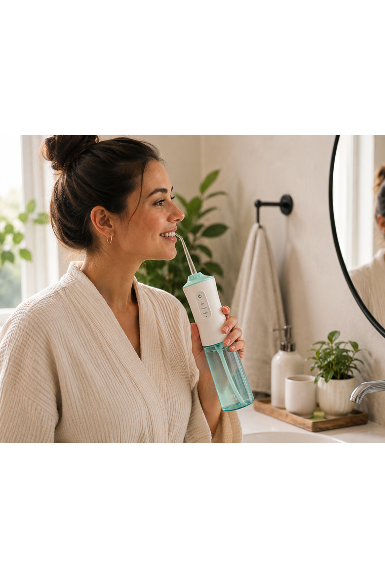 Water Flosser, Sonic Toothbrush & Charcoal Whitener, Alternate, color, White