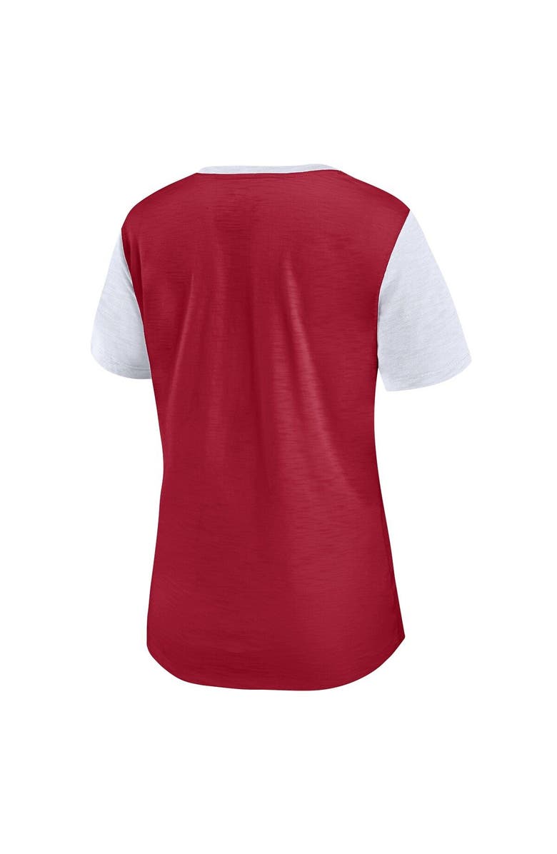 FANATICS Women's Fanatics Branded Crimson Oklahoma Sooners Carver T-Shirt, Alternate, color, 