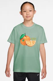 Nike Kids' Sportswear Fresh Crop Cotton Graphic T-Shirt
