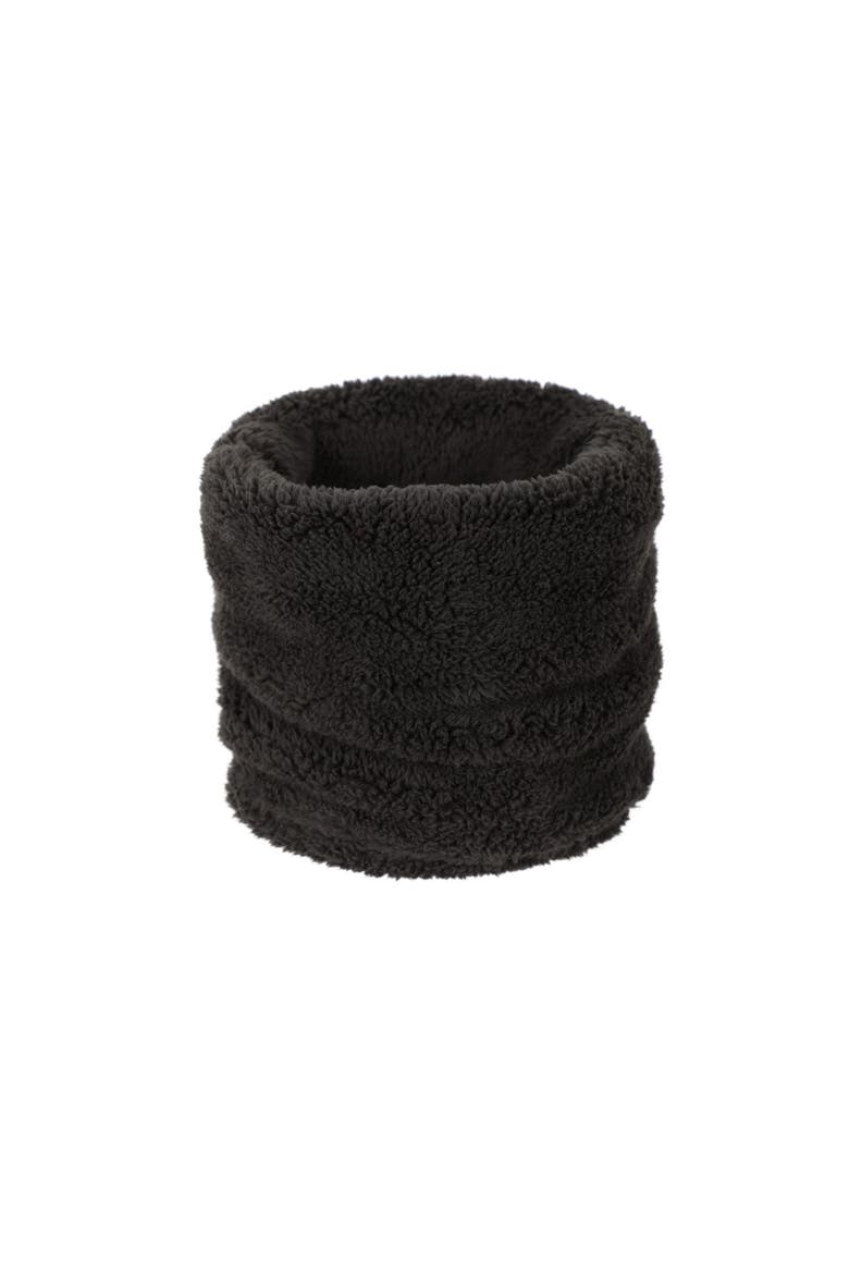 Childrens/kids Fleece Fleece Neck Gaiter, Main, color, Black