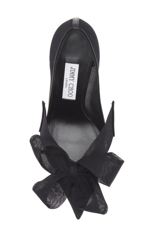 Jimmy Choo Staz Bow Mesh Pump