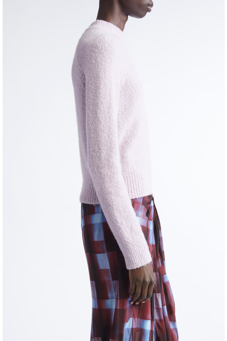 Texas Alpaca Blend Crewneck Sweater, Alternate, color, LILAC